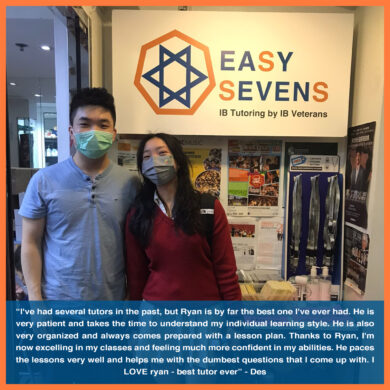 Easy Sevens student Des